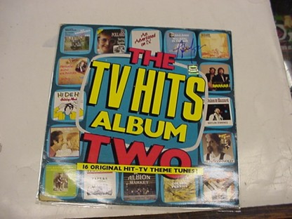 ALED JONES - TV HITS ALBUM - ORIGINAL SIGNED
